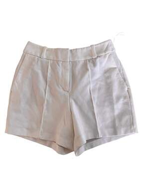 Classic Six New York White Tailored Shorts Size 2 Retail $195